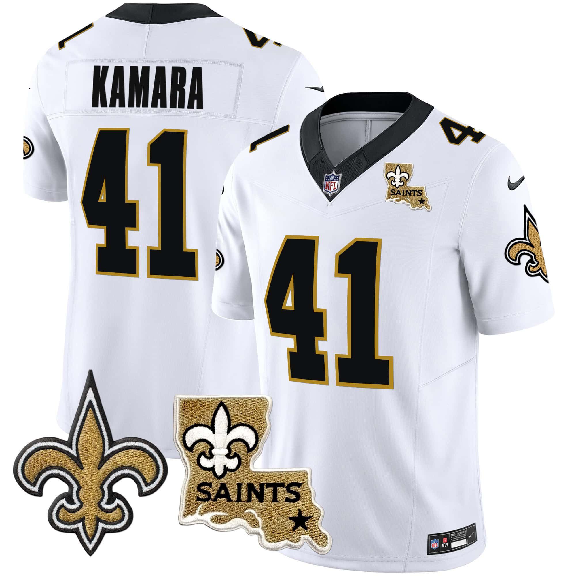 Men New Orleans Saints #41 Kamara White 2024 Nike Vapor Limited NFL Jersey->indianapolis colts->NFL Jersey